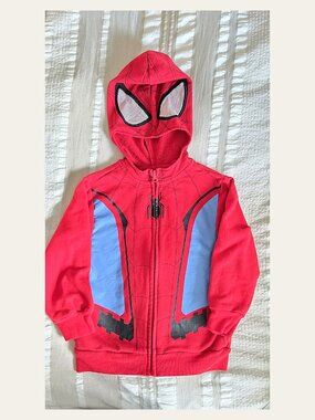 Marvel Spider-Man Far From Home Full Zip Mask Hoodie - Kids XS